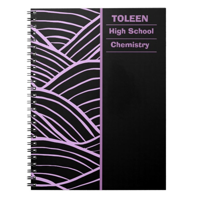 Personalized Colourful Pattern                  Notebook (Front)