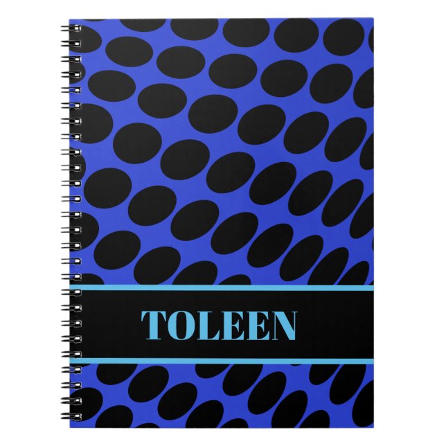 Personalized Colourful Pattern                  Notebook (Front)