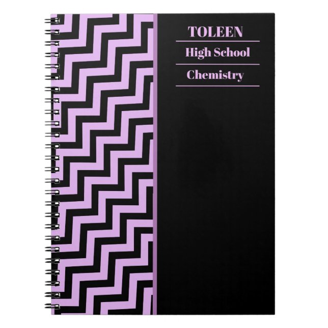 Personalized Colourful Pattern                  Notebook (Front)