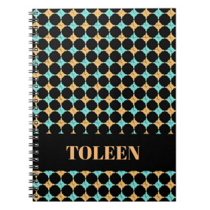 Personalized Colourful Pattern Notebook