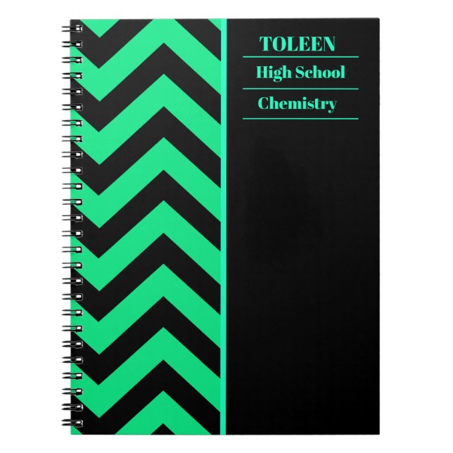 Personalized Colourful Pattern                  Notebook (Front)