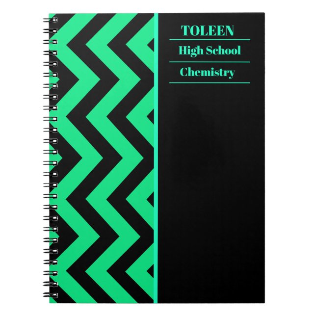Personalized Colourful Pattern                  Notebook (Front)
