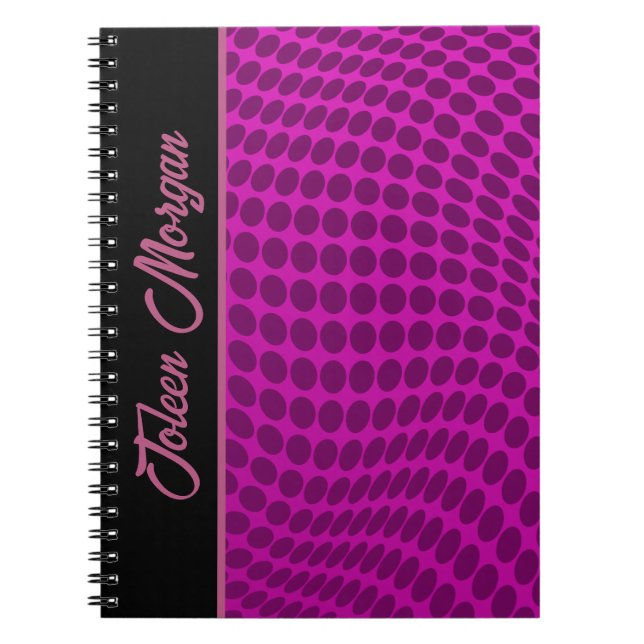 Personalized Colourful Pattern                  Notebook (Front)