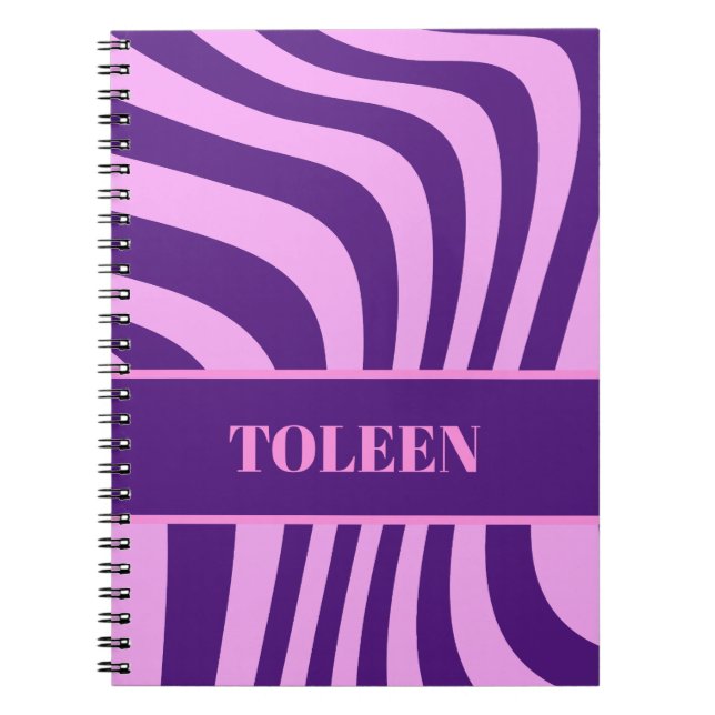 Personalized Colourful Pattern        Notebook (Front)