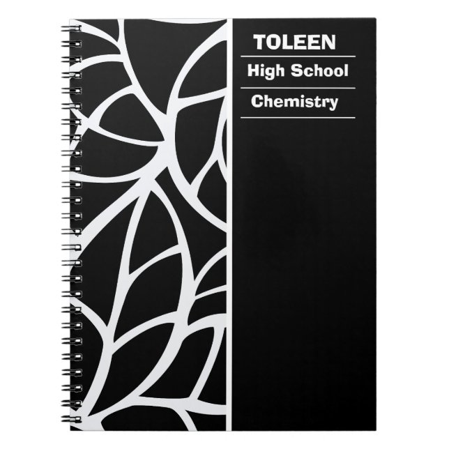 Personalized Colourful Pattern                  Notebook (Front)