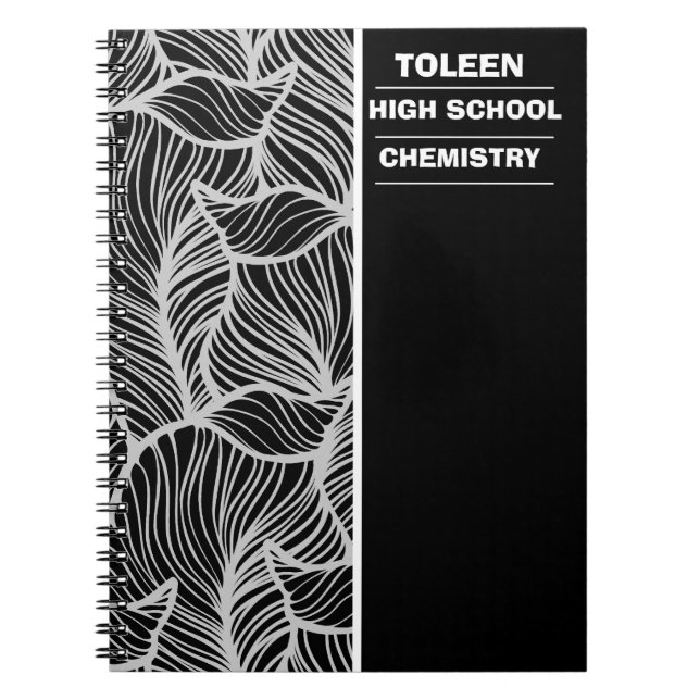 Personalized Colourful Pattern                  Notebook (Front)