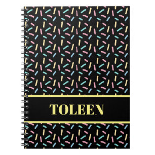 Personalized Colourful Pattern Notebook