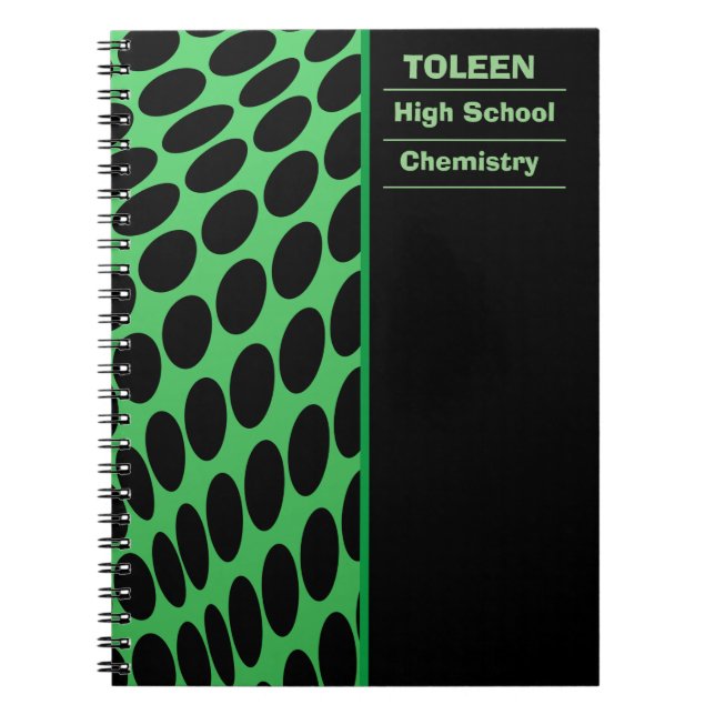 Personalized Colourful Pattern                  Notebook (Front)