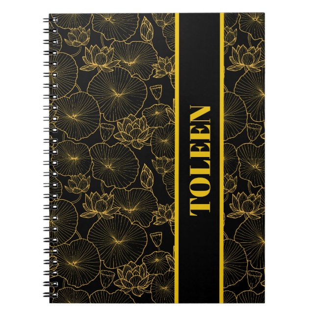 Personalized Colourful Pattern                  Notebook (Front)