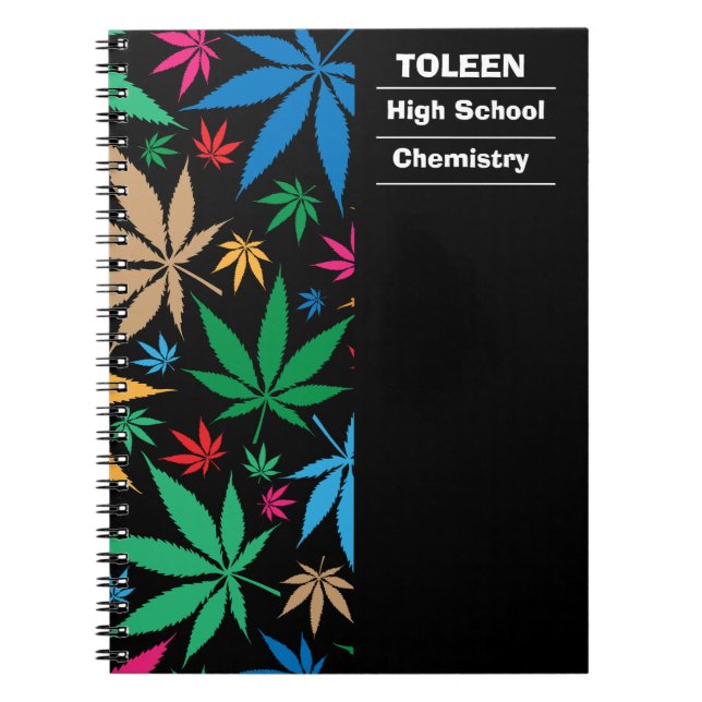 Personalized Colourful Pattern                  Notebook (Front)