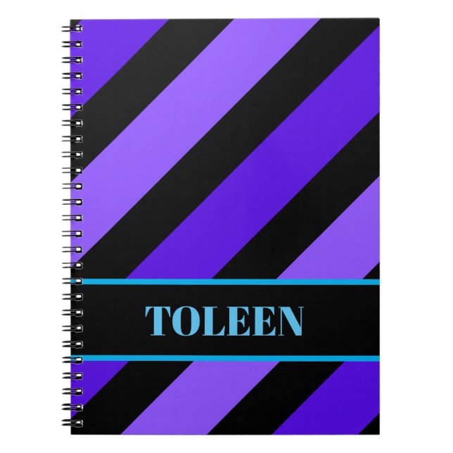 Personalized Colourful Pattern Notebook (Front)