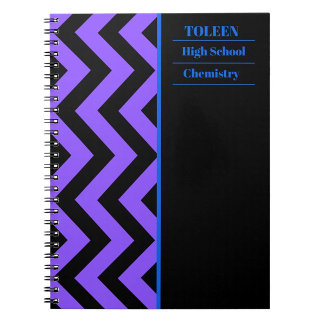 Personalized Colourful Pattern                  Notebook (Front)