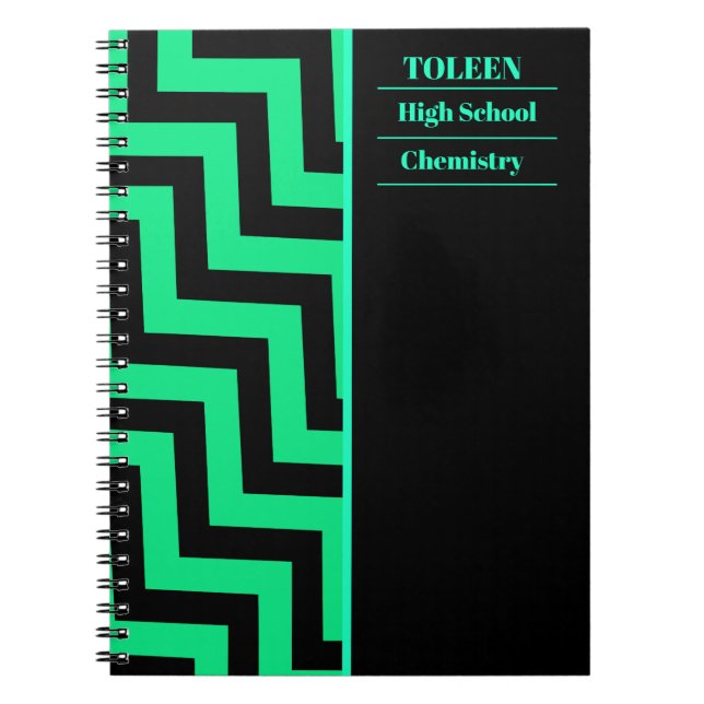 Personalized Colourful Pattern                  Notebook (Front)