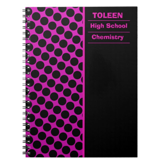 Personalized Colourful Pattern                  Notebook (Front)