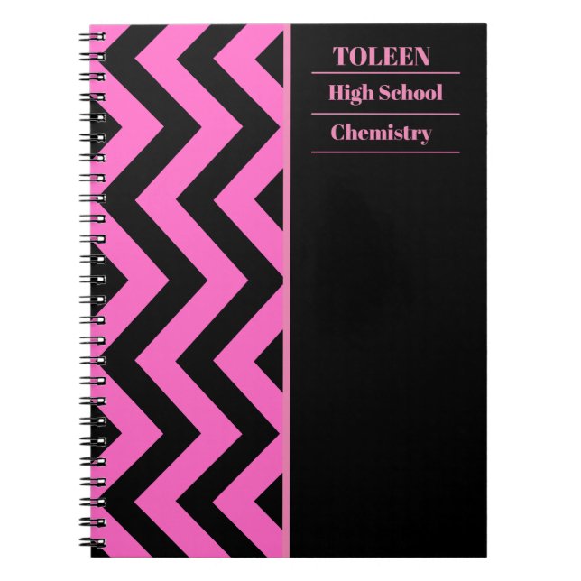 Personalized Colourful Pattern                  Notebook (Front)