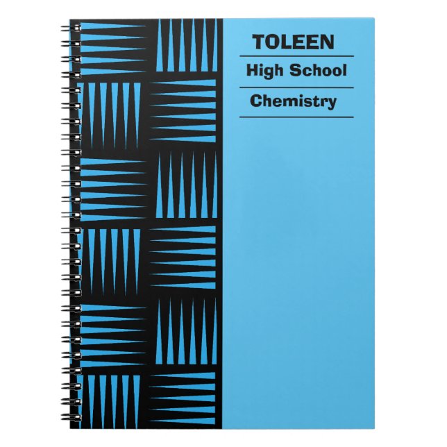 Personalized Colourful Pattern                  Notebook (Front)