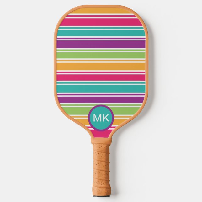 Personalized Colourful Pickleball Paddle (Front)