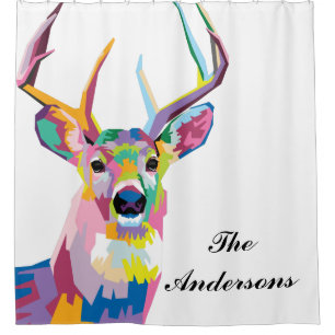 Personalized Colourful Pop Art Deer