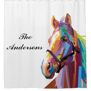 Personalized Colourful Pop Art Horse