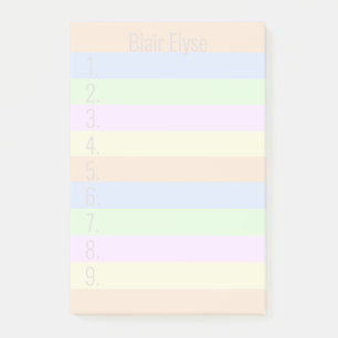 Personalized Colourful Post-it Notes
