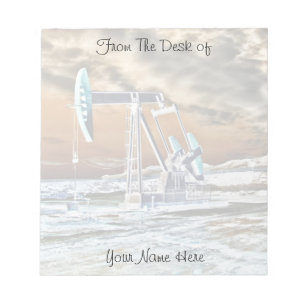 Personalized Colourful Pumping Unit Notepad