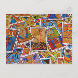 Personalized Colourful Tarot Postcard