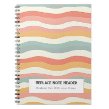 Personalized Colourful Wave Patterned 