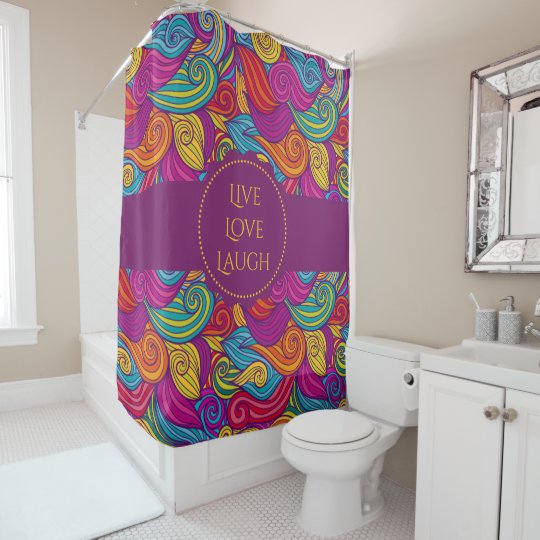 Personalized Colourful Wavy Stripe Swirls Pattern