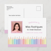 Personalized Colourful Welcome Teacher's Classroom