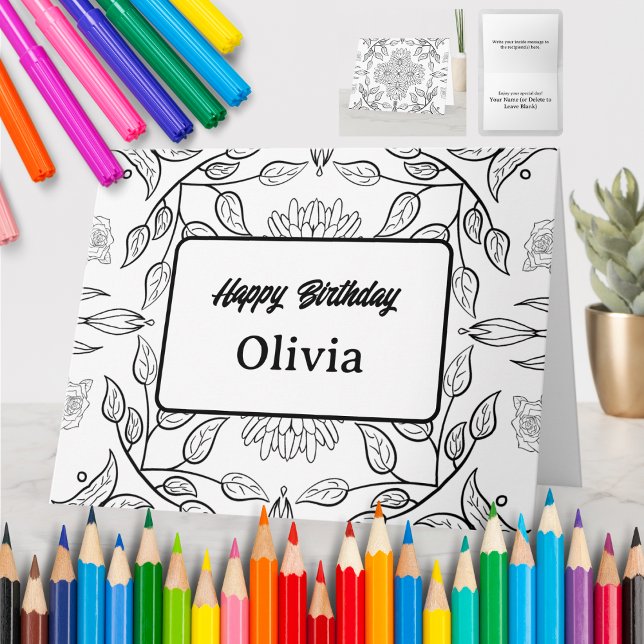 Personalized Colouring Greeting Card (38) (Creator Uploaded)