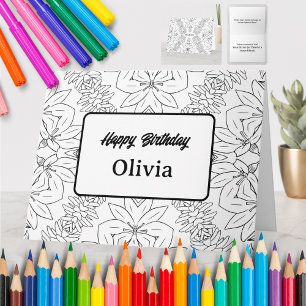 Personalized Colouring Greeting Card (47)