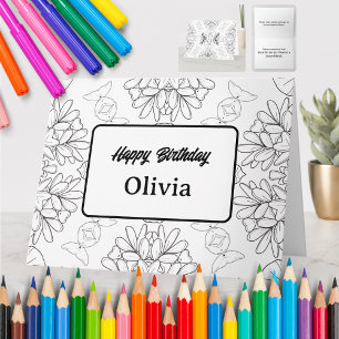 Personalized Colouring Greeting Card (54)