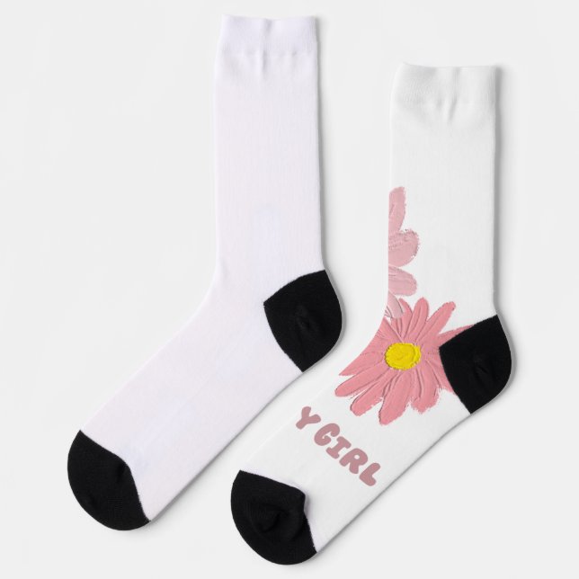 Personalized Comfortable Everyday Wear Socks (Left)