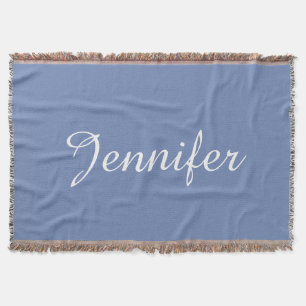 Personalized comfy throw blanket