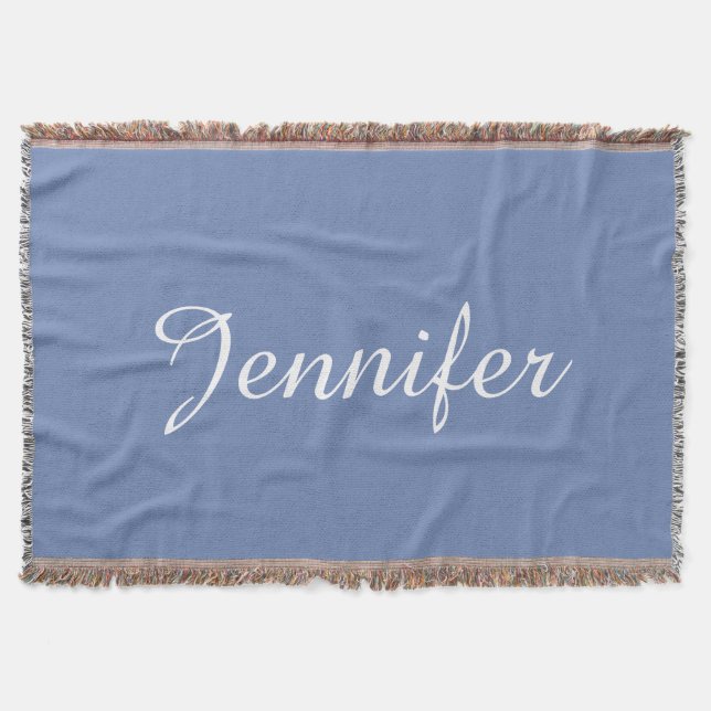 Personalized comfy throw blanket (Front)