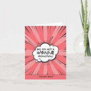 Personalized Comic Book Art Card