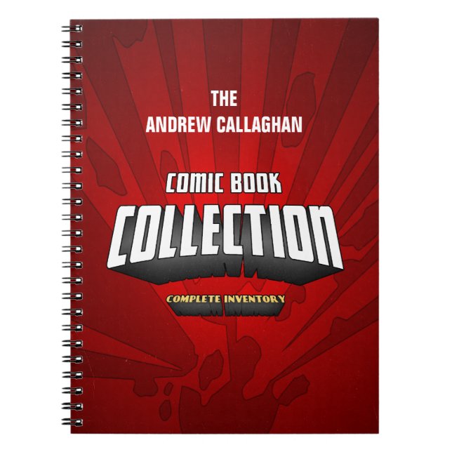 Personalized Comic Book Collection Inventory (Front)