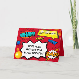 Personalized Comic Card