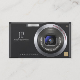 Personalized Compact Digital Camera Photographer Business Card