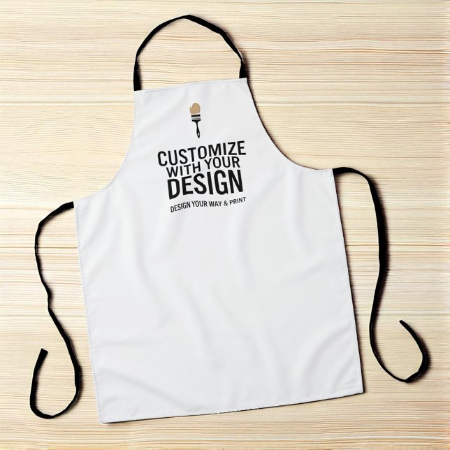Personalized Company Branded Custom Minimalist  Apron (Creator Uploaded)