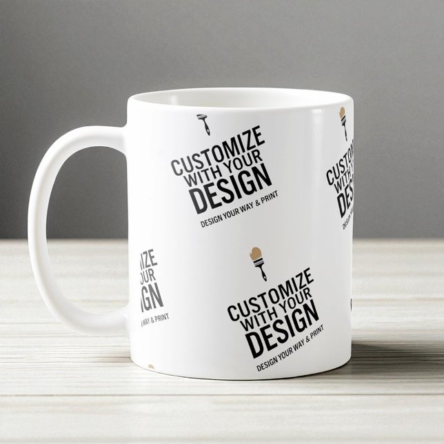Personalized Company Branded Custom Minimalist  Coffee Mug (Creator Uploaded)