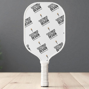 Personalized Company Branded Custom Minimalist Pickleball Paddle