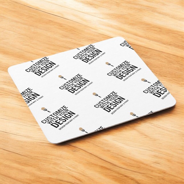 Personalized Company Branded Custom Minimalist  Square Paper Coaster (Creator Uploaded)
