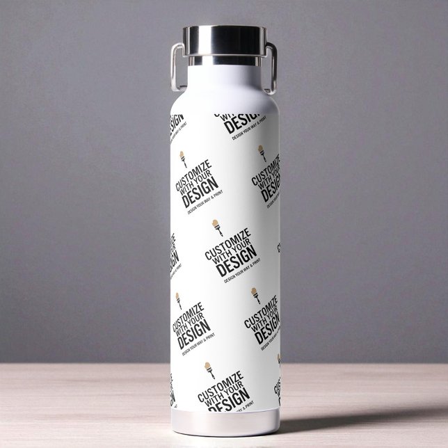 Personalized Company Branded Custom Minimalist  Water Bottle (Creator Uploaded)
