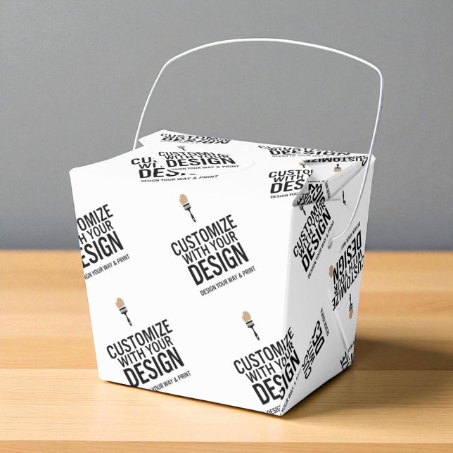 Personalized Company Branded Custom Take Out  Favor Box (Creator Uploaded)