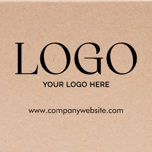 Personalized Company Business Logo Website Modern Rubber Stamp