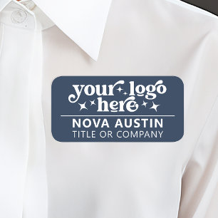 Personalized Company Employee Name Tag With Logo