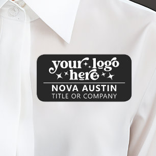 Personalized Company Employee Name Tag With Logo