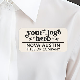 Personalized Company Employee Name Tag With Logo
