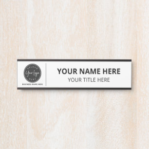 Personalized Company Logo Business Door Sign